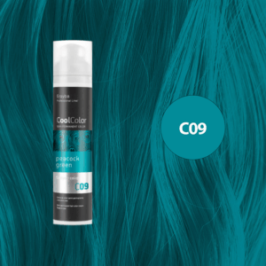 C09 Peacock Green Fantasy CoolColor Semi-Permanent 100ml - Image 2
