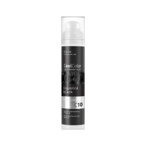 C10 Liquorice Black Natural CoolColor Semi-Permanent 100ml - Image 1