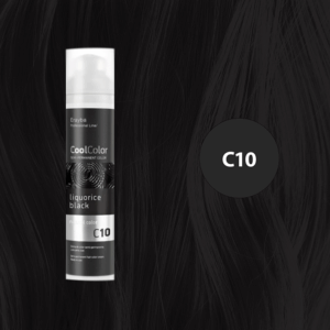 C10 Liquorice Black Natural CoolColor Semi-Permanent 100ml - Image 2